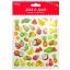 Matrica, glitteres Daco "Stick & Smile" gyümölcsök