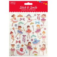 Matrica, fólia Daco "Stick & Smile" ballerina