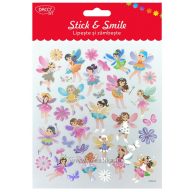 Matrica, papír Daco "Stick & Smile" tündérek