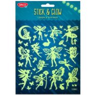   Matrica, sötétben világító Daco "Stick & Glow" tündérek