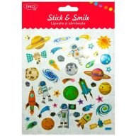   Matrica, arany fólia Daco "Stick & Smile" univerzum