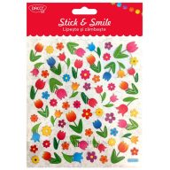 Matrica, fólia Daco "Stick & Smile" virágok