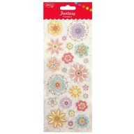 Matrica, glitteres Daco "Fantasy" virágok