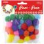Pompon 25 mm 50 db/csomag Daco vegyes színek