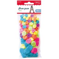 Pompon 78 db/csomag Daco neon színek