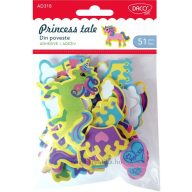 Dekorgumi forma, vegyes formák Daco "Princess tale