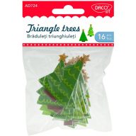Dekorgumi forma, karácsonyfa Daco "Triangle trees