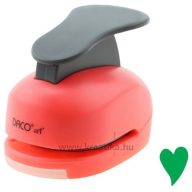 Formalyukasztó 38 mm szív Daco