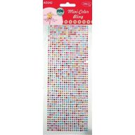   Strasszkő, öntapadós 990 db/csomag Daco "Mini-Color Bling" vegyes színek