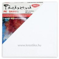 Feszített vászon, alapozott 30x40 cm, 380 g Daco fehér