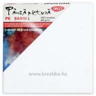 Feszített vászon, alapozott 50x50 cm, 380 g Daco fehér
