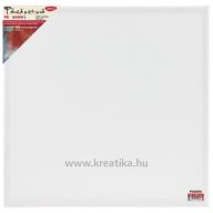 Feszített vászon, alapozott 60x60 cm, 380 g Daco fehér