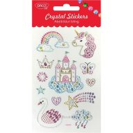 Matrica, 3D Daco "Crystal Stickers" unikornis