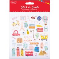 Matrica, fólia Daco "Stick & Smile" utazás
