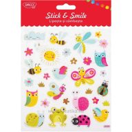 Matrica, fólia Daco "Stick & Smile" természet
