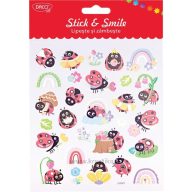 Matrica, fólia Daco "Stick & Smile" katicák