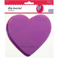 Dekorgumi forma, szív 15,4 cm Daco "Big-hearted
