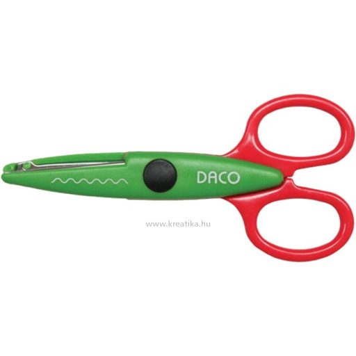 Olló készlet, kreatív 14 cm 10 db-os Daco "Zig-Zag