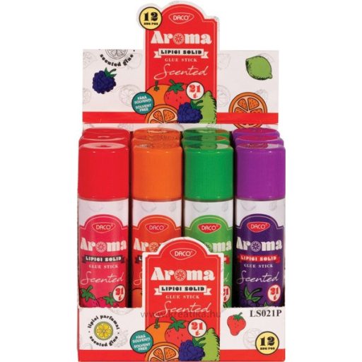 Ragasztó stift 21 g, illatos Daco "Aroma