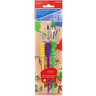 Ecsetkészlet 3 db (2, 10, 12) szintetikus Daco