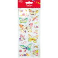Matrica, arany fólia Daco "Fantasy" pillangók