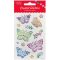 Matrica, 3D Daco "Crystal Stickers" pillangók