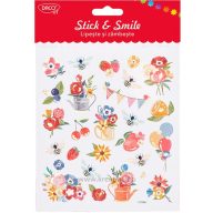   Matrica, papír Daco "Stick & Smile" nyári hangulat