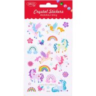 Matrica, 3D Daco "Crystal Stickers" unikornisok