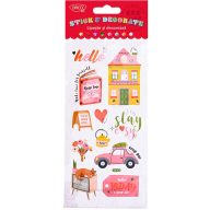 Matrica, papír Daco "Stick & Decorate" Good Day