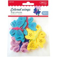 Filc forma, pillangók Daco "Colored wings