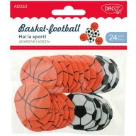 Dekorgumi forma, labda Daco "Basket-football