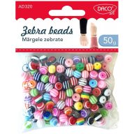 Gyöngy, fűzhető 50 g Daco vegyes színek