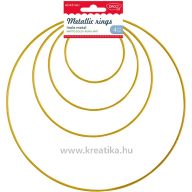 Fém karika készlet 4 db-os Daco arany