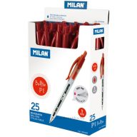 Golyóstoll 1 mm Milan P1 piros