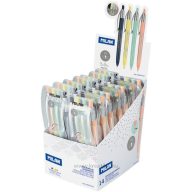   Golyóstoll készlet 1 mm 4 db-os Milan P1 "Silver" Colours vegyes színek