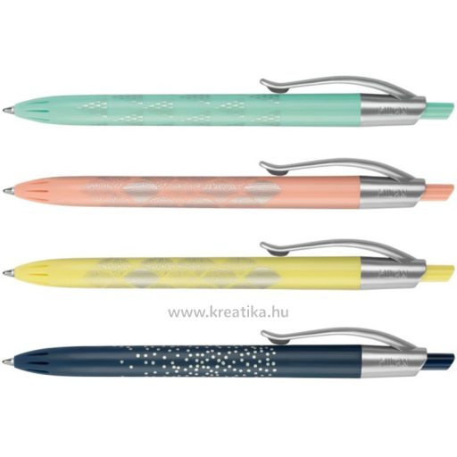 Golyóstoll készlet 1 mm 4 db-os Milan P1 "Silver" Colours vegyes színek