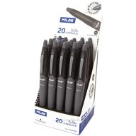 Golyóstoll 1 mm Milan "Capsule" fekete