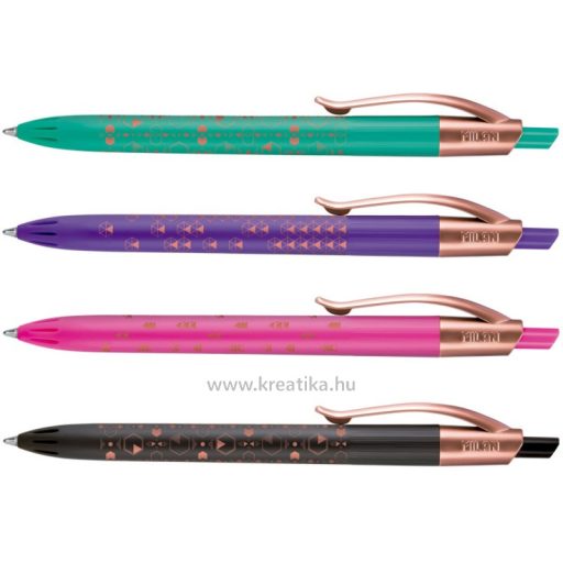 Golyóstoll készlet 1 mm 4 db-os Milan P1 "Copper" vegyes színek