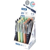 Golyóstoll 1 mm Milan "Capsule" Silver kék