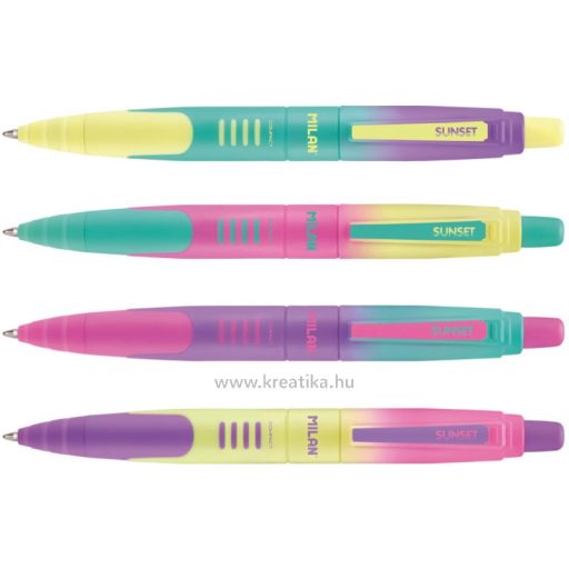 Golyóstoll 1 mm Milan "Compact" Sunset kék