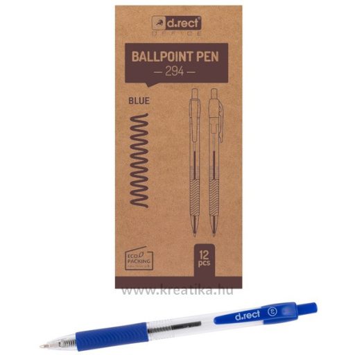 Golyóstoll 0,7 mm d.rect 294 kék