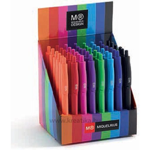 Golyóstoll display 1 mm 48 db-os MQ "Soft Candy