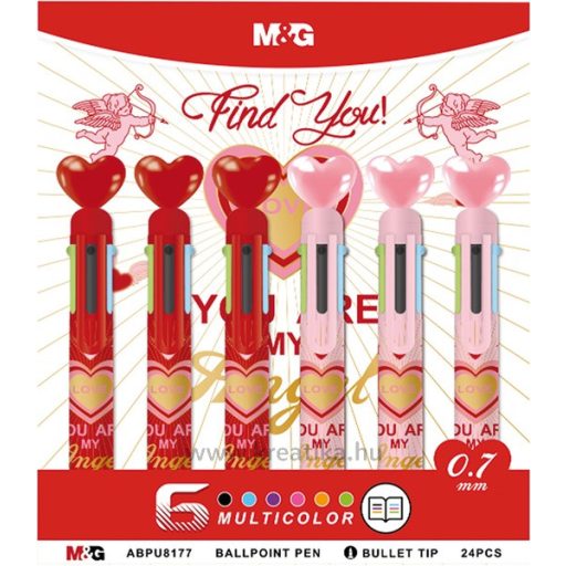 Golyóstoll 0,5 mm M&G "Love" kék