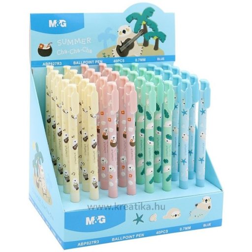 Golyóstoll 0,7 mm M&G "Summer Cha-Cha-Cha" kék