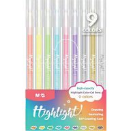   Zseléstoll készlet 0,6 mm M&G "Highlight" 9 szín