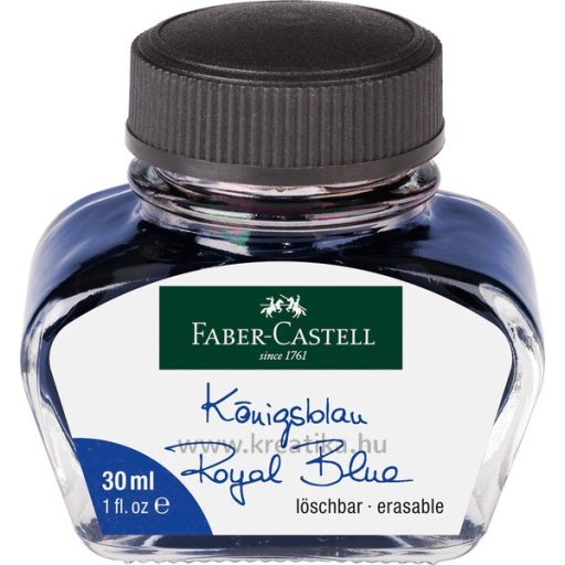 Töltőtoll tinta 30 ml Faber-Castell kék