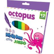 Filctoll készlet 1-3 mm kimosható Octopus 12 szín