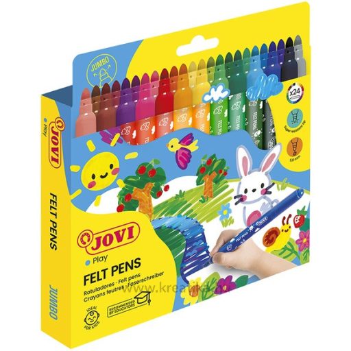 Filctoll készlet, kimosható Jovi 24 szín