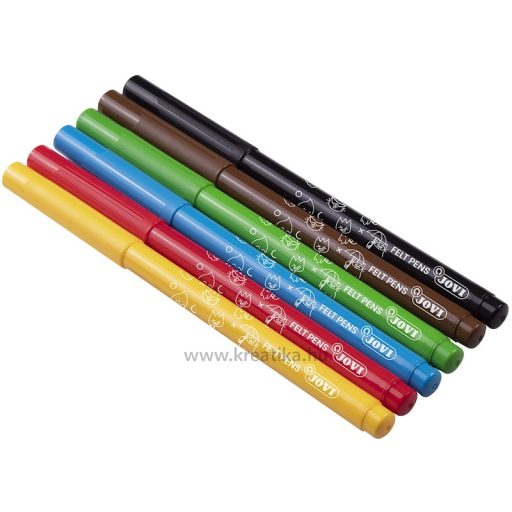 Filctoll készlet, kimosható Jovi 6 szín