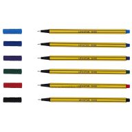 Tűfilc készlet 0,4 mm d.rect "Fineliner" 6 szín